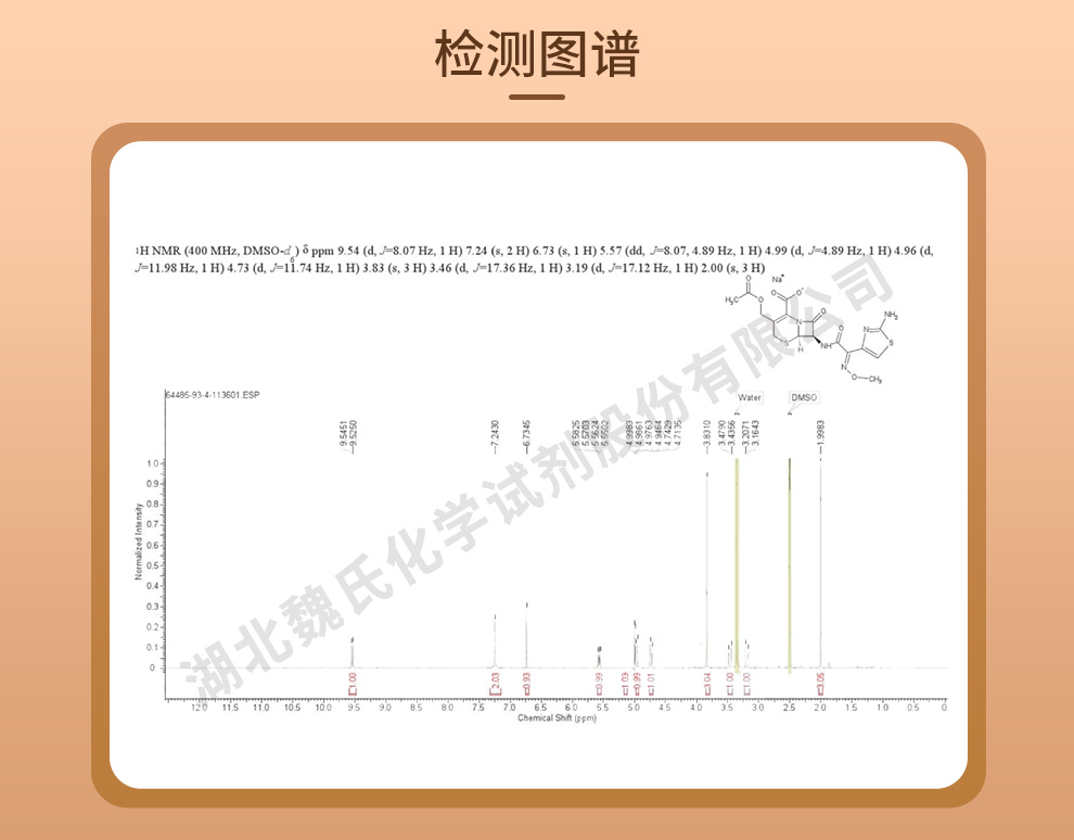 头孢噻肟钠；噻孢霉素—无菌粉光谱