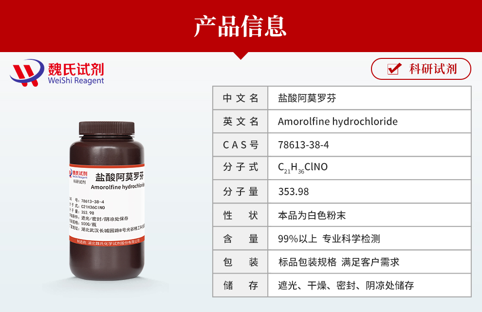 Amorolfine hydrochloride Product details