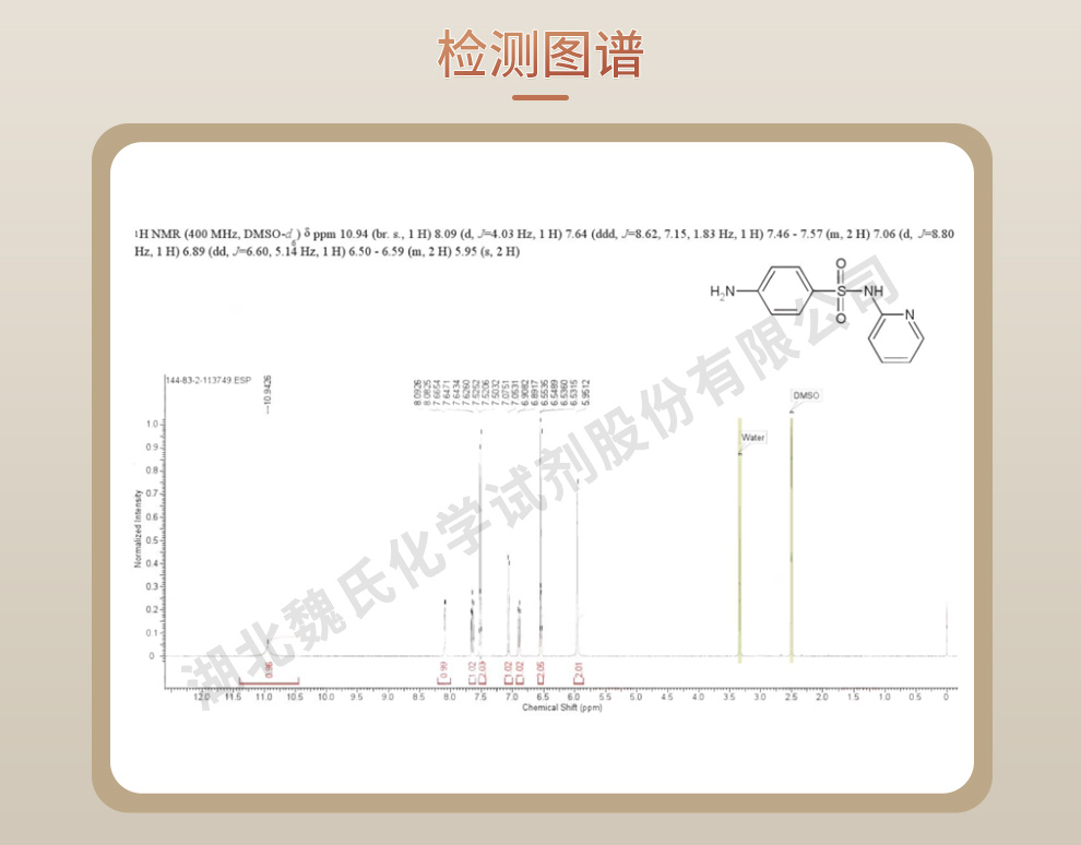 磺胺吡啶光谱